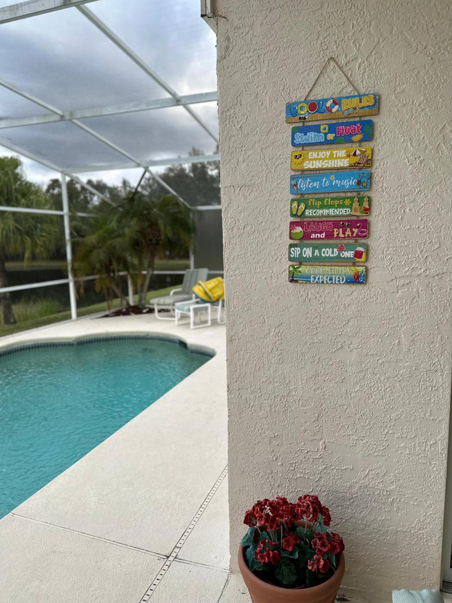 Private Pool With A Beautiful View Overlooking The Lake! Near Disney - Universal Kissimmee Exterior foto